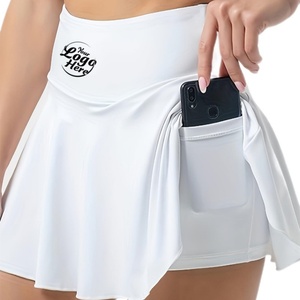 Hot Style Workout Golf Tennis Wear Women Lightweight High Waist Breathable Anti-Static Pickleball Running Skirt Mini Phone - Product Image 1