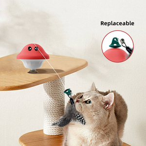 Giocattolo Interattivo a Forma di Fungo per Gatti, Gioco con Erba Gatta, Giocattolo Sicuro e Non Tossico per Gattini - Product Image 4