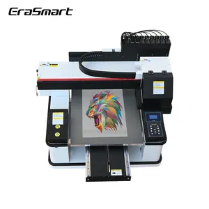 Erasmart a1 6090 impressora direta xp600, transferência fria uv adesivo dtf impressão de filme uv impressora