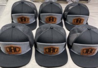 Grosir tambalan kustom topi Trucker olahraga bordir 7 Panel topi Trucker tambalan terlaris topi Trucker Formal