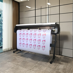 2025 Trung Quốc Bán Chạy Nhất 4 Chân 48Inch 1360Mm 1.2M Vinyl Sticker Giấy Cutter Kinghrabbit Tự Động Đường Viền Cắt Máy Plotter - Product Image 3