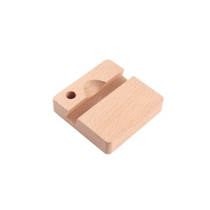Wooden Phone And <b>Tablet</b> <b>Stand</b> Adjustable Desktop Holder Beech Wood For Home Office Gift - Product Image 2