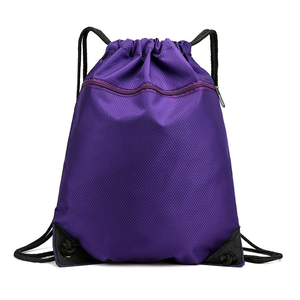 Mochila de <span class=keywords><strong>Cuerdas</strong></span> Grande para Gimnasio y Deportes para Hombre y Mujer con Bolsillo Frontal con Cremallera - Product Image 3