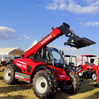 Chariot télescopique tout-terrain 4x4 de 7 m et 3,5 tonnes avec garantie d'un an - Vente flash