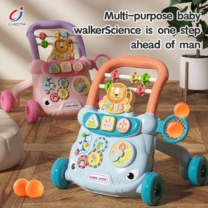 Andador Musical Chengji con Empuje Manual, Educativo Temprano para Niños Pequeños, Multifuncional, Lindo Andador de León con Tanque de Agua - Product Image 2