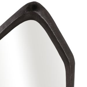 Specchio da parete moderno asimmetrico, scultura decorativa per camera da letto, corridoio, ingresso, soggiorno. - Product Image 5