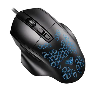 AULA F812 RGB Iluminação Moda Sublimação Mouse Atacado Gaming Mouse Computer Mouse