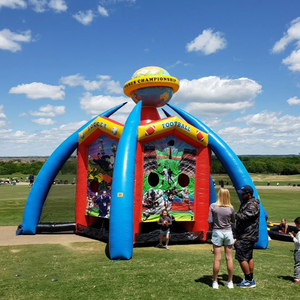 Jeu <span class=keywords><strong>de</strong></span> tir au football gonflable pour parc d'attractions avec souffleur, utilisation commerciale en location, jeu <span class=keywords><strong>de</strong></span> lancer <span class=keywords><strong>de</strong></span> <span class=keywords><strong>hache</strong></span> gonflable - Product Image 6