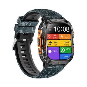 Montre connectée GPS HT36 avec lampe torche, étanche 3ATM, pour hommes, avec écran HD de 2,01 pouces, appels Bluetooth, surveillance de la santé, montre de sport - Product Image 3