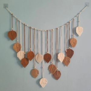 Décorations murales <span class=keywords><strong>pour</strong></span> la maison Décoration de luxe Panier de décoration de plage blanc Moeslim Boho Lot de 6 bocaux en herbe de la <span class=keywords><strong>pampa</strong></span> - Product Image 6