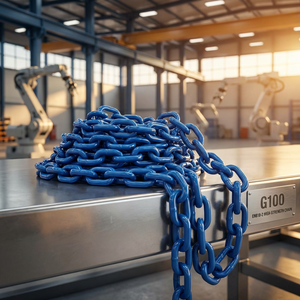 G100 Alloy Steel Lifting <strong>Chain</strong> 6mm 8mm 10mm 13mm 16mm Heavy Duty <strong>Chain</strong> - Product Image 1