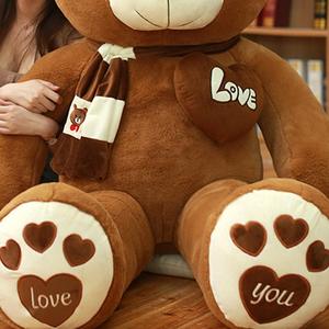 EZBABY ขายส่ง ตุ๊กตาหมี I LOVE YOU หมอนอิงคลายเครียด ของขวัญวันวาเลนไทน์ ตุ๊กตาหมีตัวใหญ่ มีสินค้าพร้อมส่ง - Product Image 5