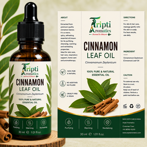 Wholesale <b>Cinnamon</b> Leaf Essential Oil for Skin and Hair Care Cosmetic Formulations Facial Oils Body Massage Blends Hair Care - Product Image 2