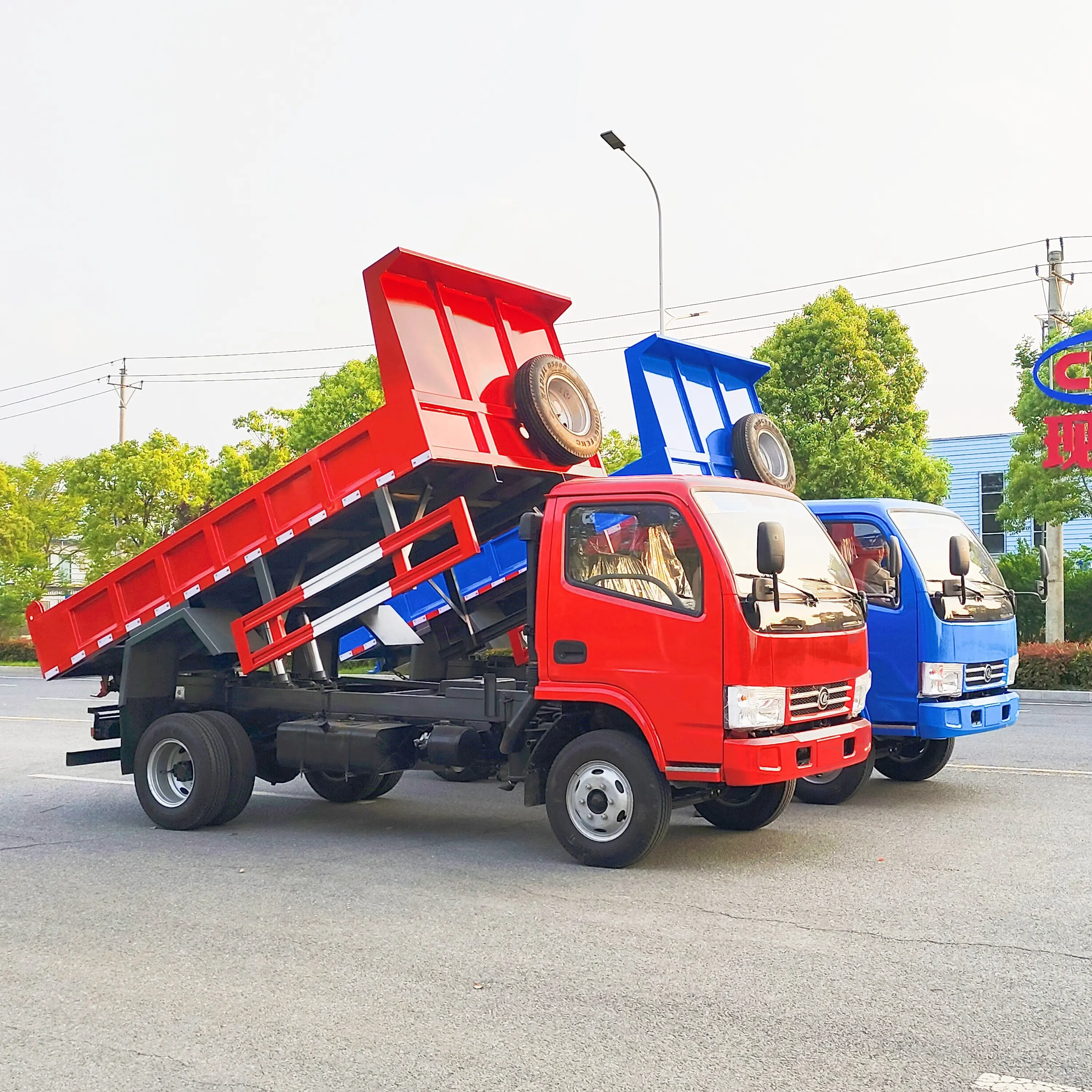 Camion commercial léger de cargaison de la charge utile 2.5ton électrique Van truck avec le prix usine original