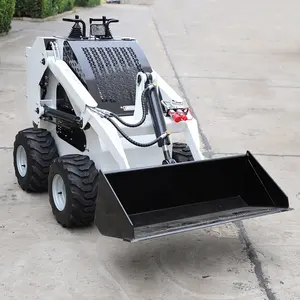 EPA approved gasoline engine high quality skid steer mini loader front end Loading equipment higher working efficiency