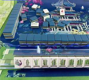 Custom Acrylic Mahjong Game Engraved Luxury Set Engraved Luxury Set American Mahjong Tiles for <b>Entertainment</b> - Product Image 6