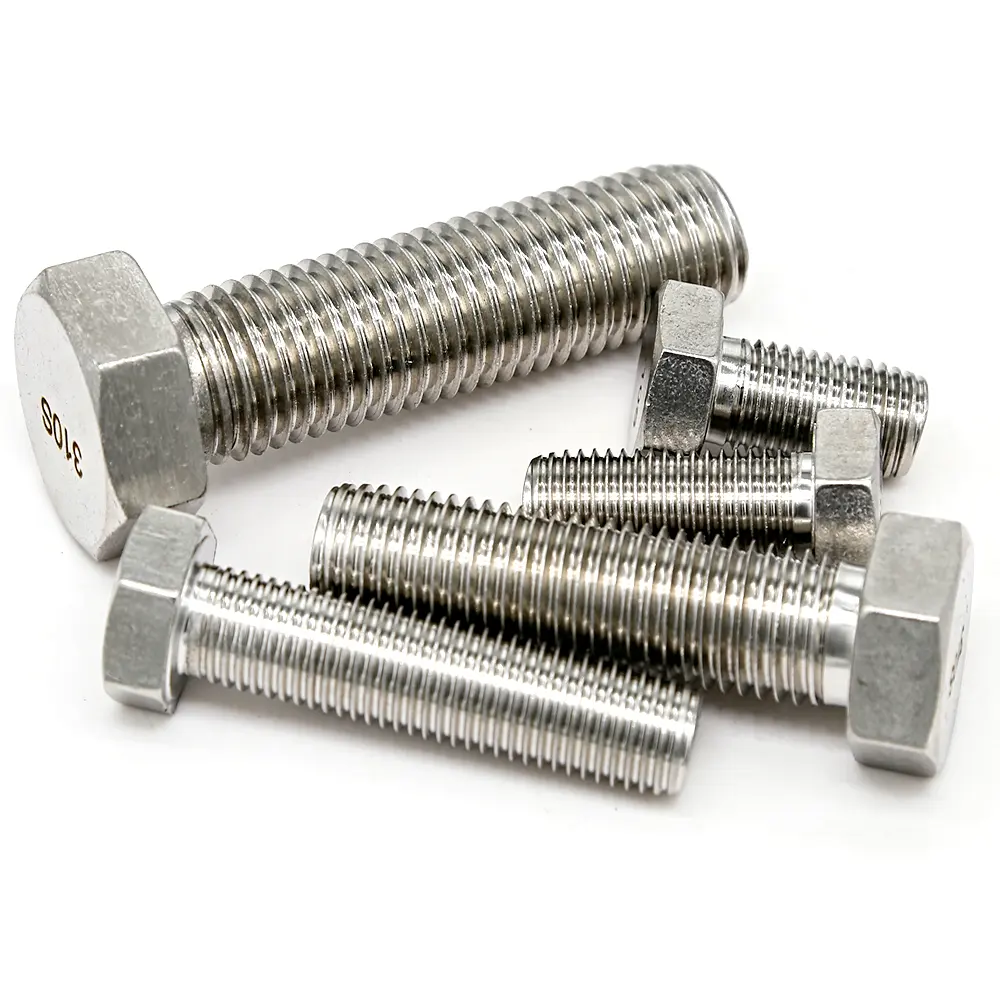 Ss Bolts Nuts Washers Grade A4 70 and M12 M10 Head M16 Nut A2 Tensil Strength 316 Stainless Steel 310 304 310S Hex Bolt
