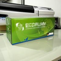 Nuevo Diseño, Logotipo Personalizado Impreso, Caja Larga de Cartón Corrugado de Doble Pared con Tapa Superior Plegable, Embalaje para Cartuchos de Tóner