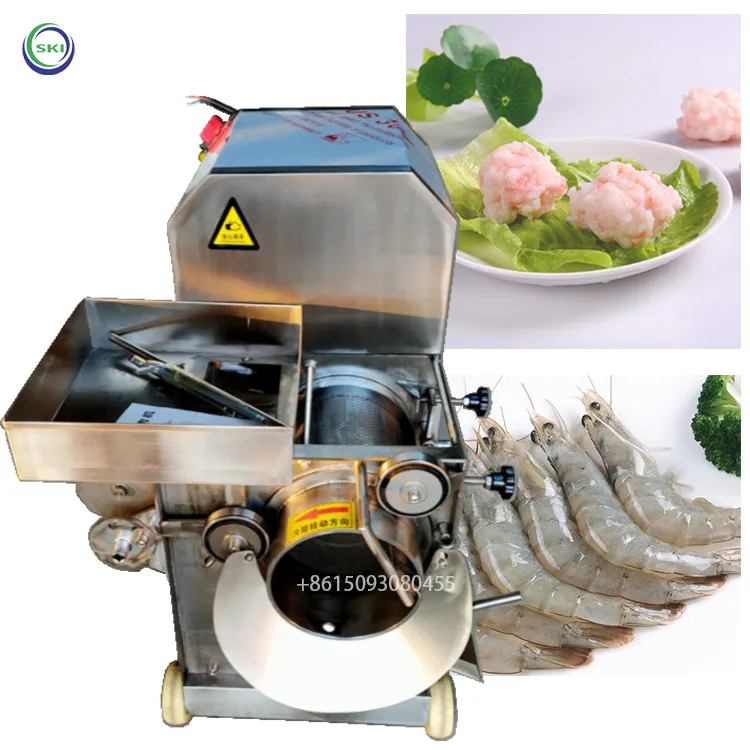 Çim sazan ve kılçık ayırma sıkma makinesi karides et seçici Surimi et hasat makinesi