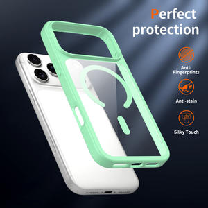 เคสป้องกันแม่เหล็กใสสำหรับ iPhone 17 Pro Max, เคสป้องกันกระจกหน้าต่างขนาดใหญ่กันตกสำหรับ PC - Product Image 4