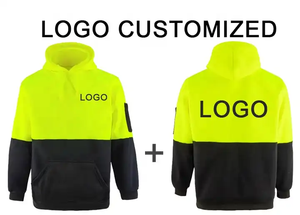 Felpa con <span class=keywords><strong>Cappuccio</strong></span> Personalizzata da Uomo Gialla e Nera, Vestibilità Comoda, Casual, Morbida, con Tasca a Marsupio, Taglie S-5XL, per Uso Quotidiano - Product Image 4