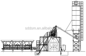 SDDOM Stationäre Betonmischanlage mit Hoher Produktionskapazität Betonfertigwerksanlage - Product Image 4