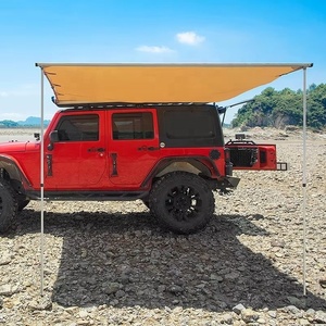 Auvent de <span class=keywords><strong>camping</strong></span> de haute qualité 200x250x200cm, bâche Oxford imperméable pour SUV, remorque, tente multi-volets - Product Image 5