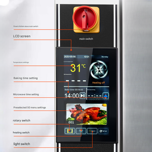 Rôtissoire électrique <span class=keywords><strong>professionnelle</strong></span> en acier inoxydable pour restaurant pour rôtir le poulet et le canard au four - Product Image 3