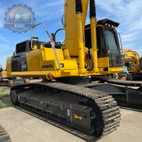 Excavatrice sur chenilles Komatsu PC400 d'origine japonaise, d'occasion, avec peu d'heures de fonctionnement