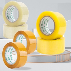 Custom Logo 40mic*48mm*100Y Transparent Bopp Adhesive <b>Tape</b> Clear Packing <b>Tape</b> for Office Home - Product Image 5