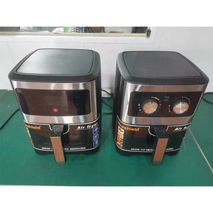 Friteuse à Air numérique électrique en aluminium carré PTFE 2000w contrôle numérique matériau <span class=keywords><strong>de</strong></span> qualité alimentaire/huile 0% Logo OEM <span class=keywords><strong>piano</strong></span> - Product Image 5