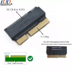 Groothandel 7 + 17-Pins Interface Naar Ngff <span class=keywords><strong>M</strong></span>.2 B-Key 2280 Sata Ssd Adapter Kaart Voor 2012 2013 Macbooks A1425 A1398 Op Voorraad - Product Image 1