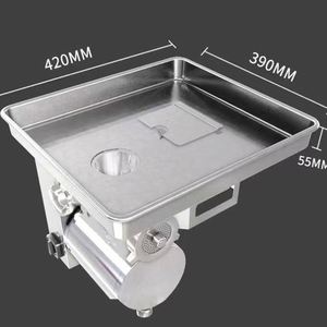 Picadora de Carne Semiautomática K5-128, Maquinaria Metálica Multifuncional, Bomba para Triturar Carne Congelada, Alto Rendimiento 300kg/h - Product Image 3
