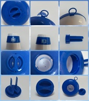 Thermomètre de piscine flottant de haute qualité de 5 pouces, compatible avec le chlorinateur, pour piscines enterrées et spas, jauge de température de l'eau Juanpool