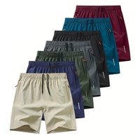 Short de sport pour homme en soie glacée à séchage rapide, cinq poches, coupe ample, pour l'entraînement et le basketball