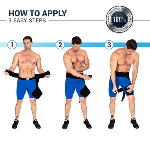 Muslo isquiotibial Tirado Lesión muscular Flexor Artritis Bursitis Ciática Alivio del dolor Soporte Brace - Product Image 3