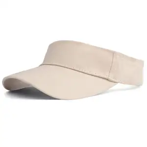 Topi pelindung matahari pantai Logo kustom bahan jerami luar ruangan dapat disesuaikan perlindungan UV sehari-hari Musim Panas uniseks