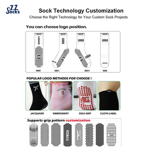 Chaussettes de Pilates, chaussettes personnalisées pour <span class=keywords><strong>salle</strong></span> de sport et yoga - Product Image 4