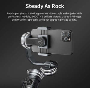 Estabilizador de Gimbal <span class=keywords><strong>Zhiyun</strong></span> <span class=keywords><strong>Smooth</strong></span> 5s Ai Pro de 3 Ejes con Seguimiento IA para Teléfono Inteligente - Product Image 6
