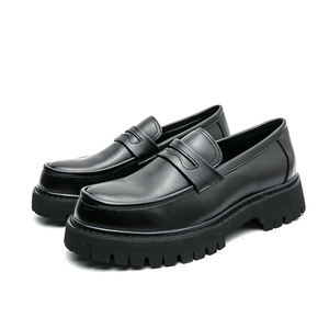 Zapatos Casuales de Vestir para Hombre, Mocasines de Caña Alta, Fáciles de Usar, que Aumentan la Estatura, Nuevo Diseño, Talla Grande, Elegantes Oxfords - Product Image 2