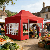 Tente d'exposition extérieure escamotable Pare-soleil mural Rétractable Portable Imperméable Anti-UV Durable en alliage d'aluminium Oxford PVC
