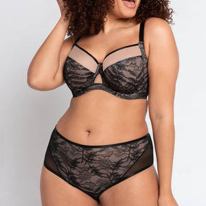 Sous-vêtements pour femmes grandes tailles de haute qualité, très vendus, ensembles de soutien-gorge et culottes pour femmes corpulentes - Product Image 4