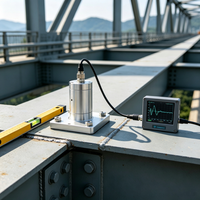 Akselerometer Triaksial MEMS RS485, Sensor Getaran 3-Axis untuk Pemantauan Bencana Geologi Lereng, Jembatan, Bendungan & Longsoran Tanah