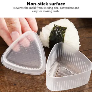 Rollos de <span class=keywords><strong>sushi</strong></span> japoneses Molde de <span class=keywords><strong>sushi</strong></span> Onigiri Bola de arroz Bento Press Maker Mold - Product Image 5