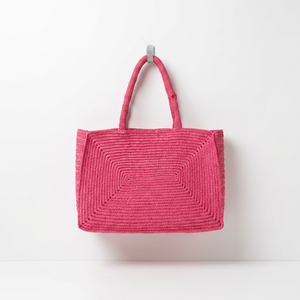 Bolso de rafia de gran capacidad, color sólido, estilo bohemio, bolso de mano para mujer para compras en todas las estaciones - Product Image 4