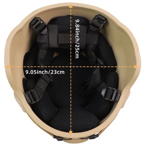 Nouveau casque en fibre de verre personnalisé Mich pour l'entraînement en plein air, casques tactiques légers en FRP pour la conduite, couleur kaki - Product Image 6