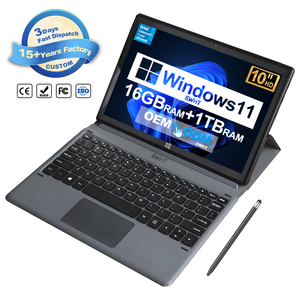 Bán Buôn Giá Rẻ Nhất 10.1 Inch Cửa Sổ 11 Máy Tính Bảng PC Giành Chiến Thắng 10 16GB 1Tb Trong Tel J4115 2 Trong 1 Máy Tính Bảng Với Kim Loại Bàn Phím Dual OS Máy Tính Bảng - Product Image 1