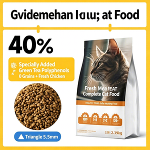 Alimento Seco Orgánico para Gatos con Alto Contenido de Proteínas, OEM ODM Halal, Golosina para el Corazón, Precio al por Mayor en China, Alimento Básico para Gatos <span class=keywords><strong>Mr</strong></span> Pet - Product Image 5