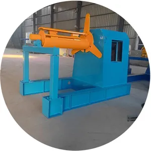 Metal Galvanized Steel Coil 5 Tons Manual Expansion Single Manual Decoiler Of Roll Forming Machine Manufacturer