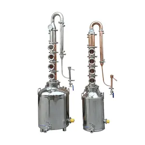 Rvs Auto Control Elektrische Alcohol Verwarming Hout Verwarming Destillery Koper Distilleerder